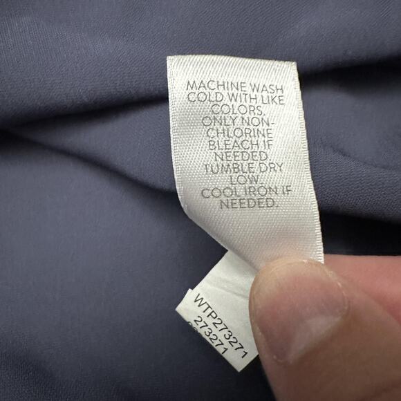 J Jill Wearever Collection Shirt Womens 2X Blue Blouse Capsule Career Plus Size - Picture 5 of 9